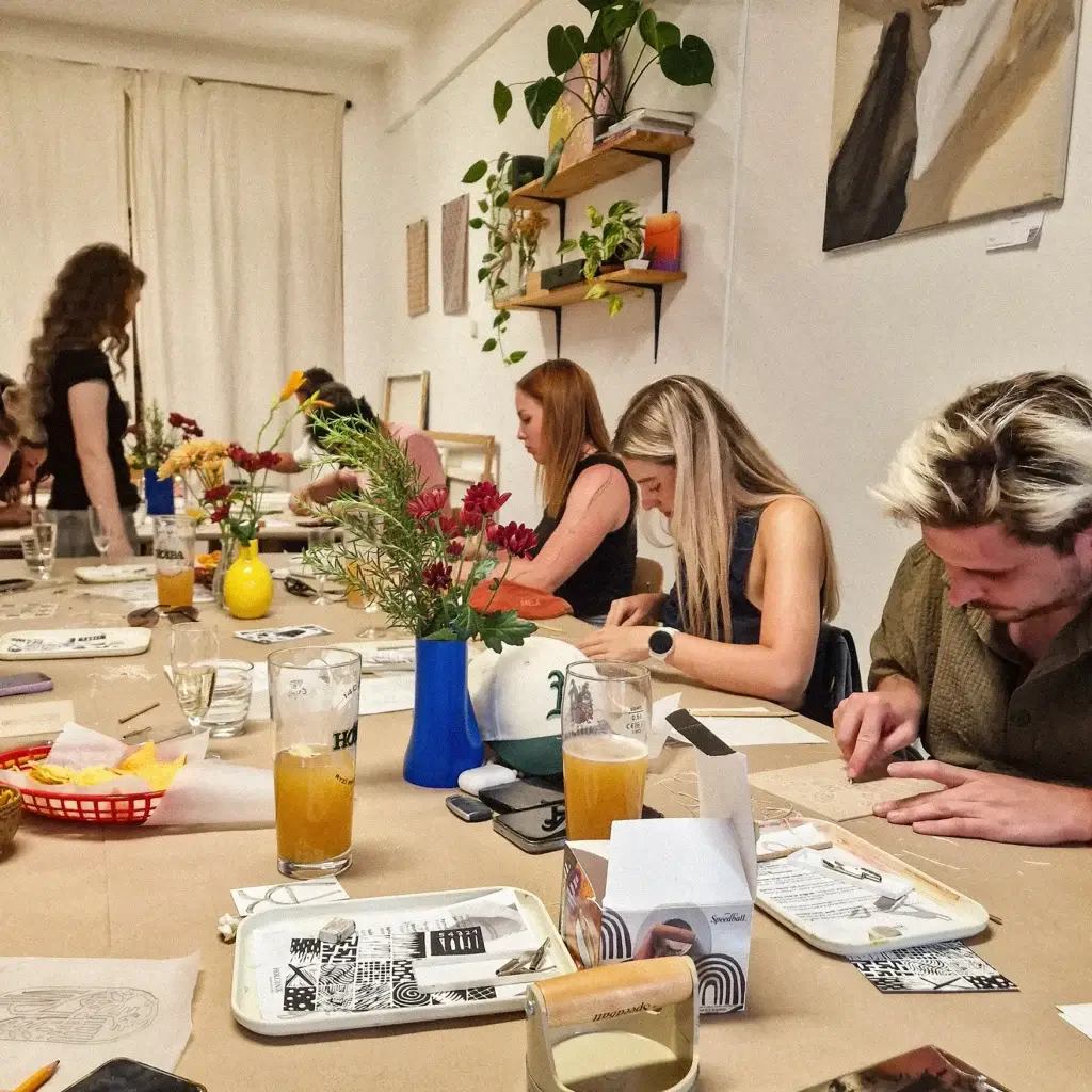 Kreativní firemní teambuilding – linoryt